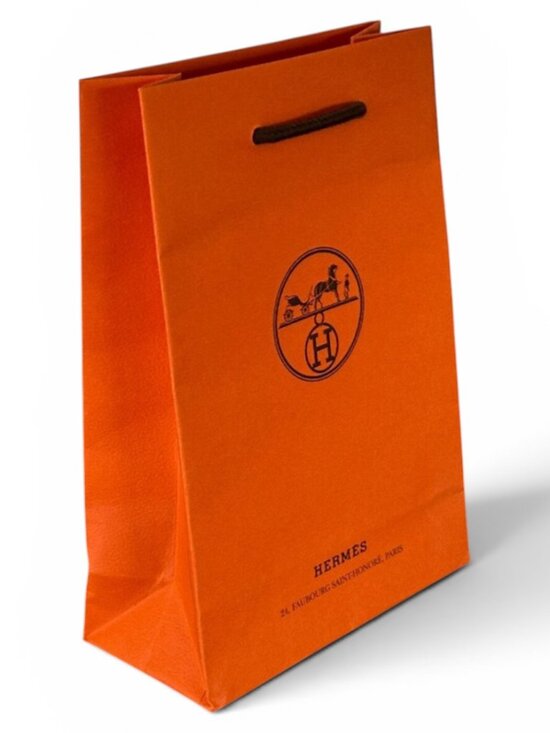 Hermes Handbags - Hermes Paper Shopping Bag Small 9"x6"x3"